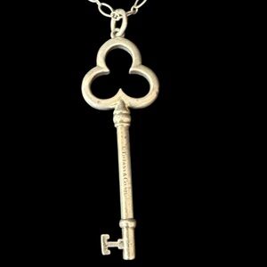 Tiffany & Co. Silver Key Necklace
